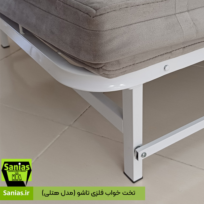 تخت خواب تاشو فلزی مسافرتی مدل هتلی