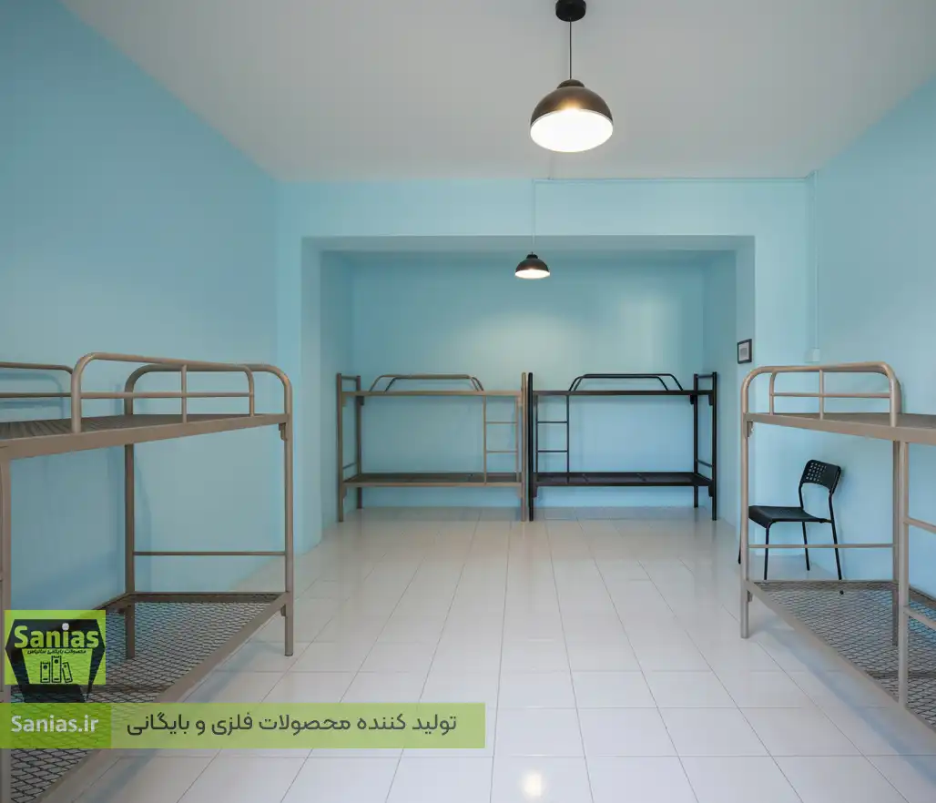 تخت خواب دو طبقه دانشجویی
