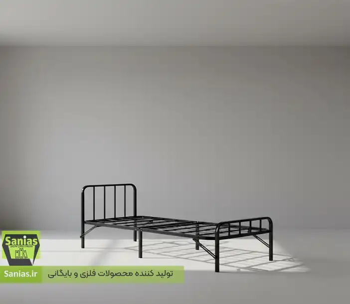 تخت خواب تاشو یک نفره فلزی