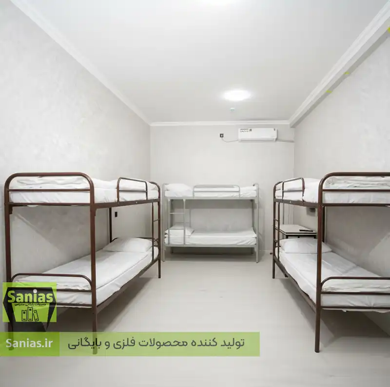تخت فلزی خوابگاهی دانشجویی