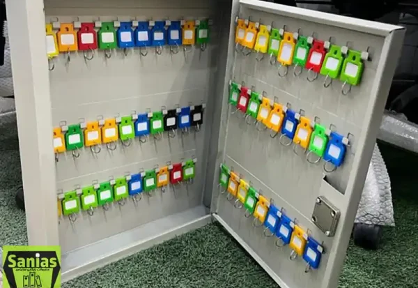 باکس کلید فلزی شصت عددی برای نگهداری کلید