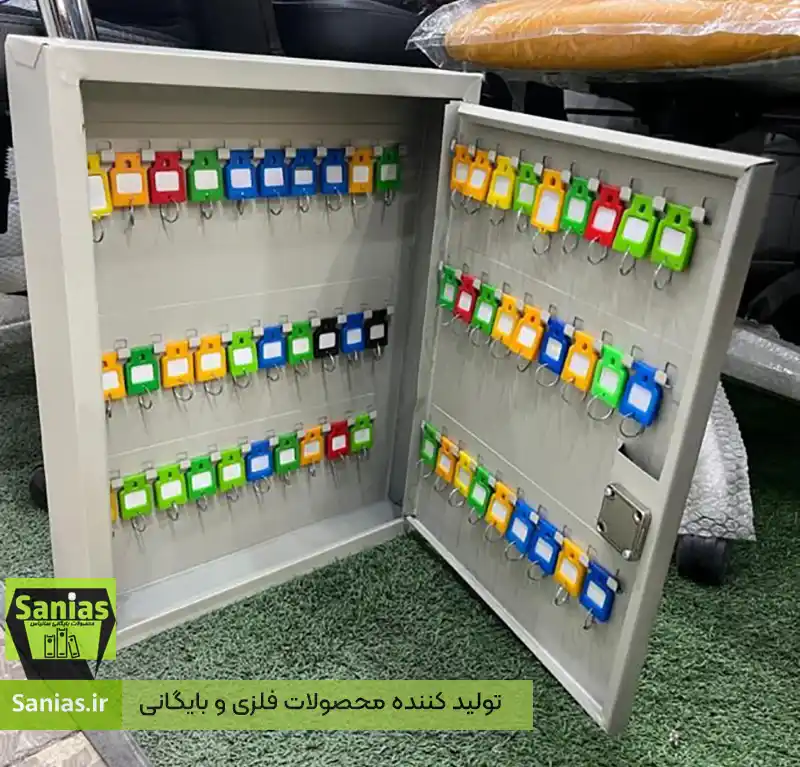 باکس کلید فلزی شصت عددی برای نگهداری کلید