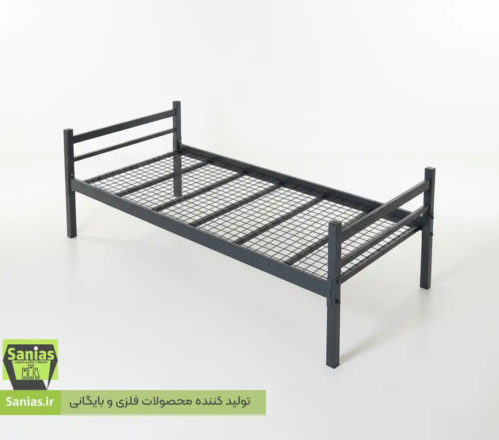 تخت خواب یک نفره خوابگاهی