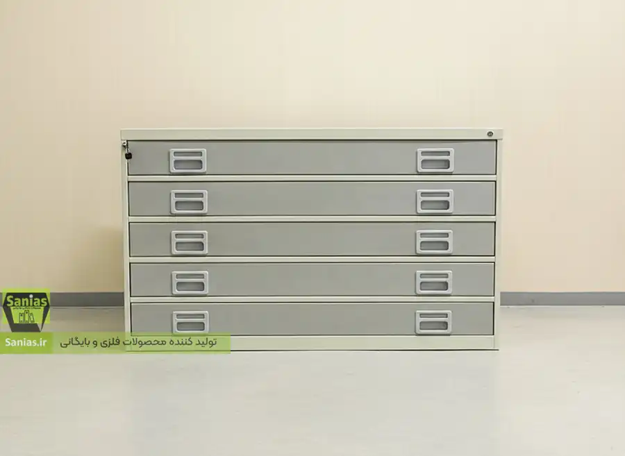 فایل نقشه فلزی اداری برای بایگانی ماکت و نقشه های مهندسی فایل نقشه فلزی اداری