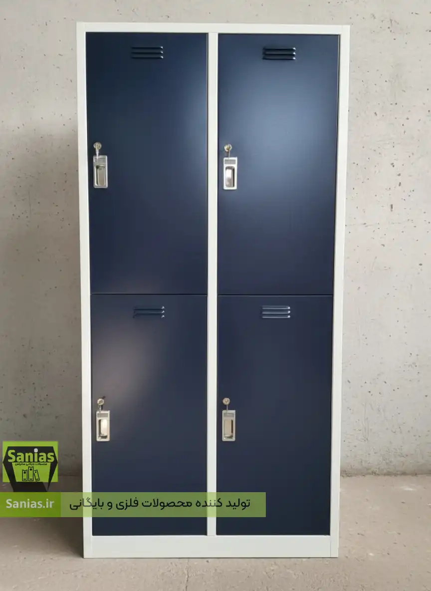 کمد رختکن 4 درب فلزی